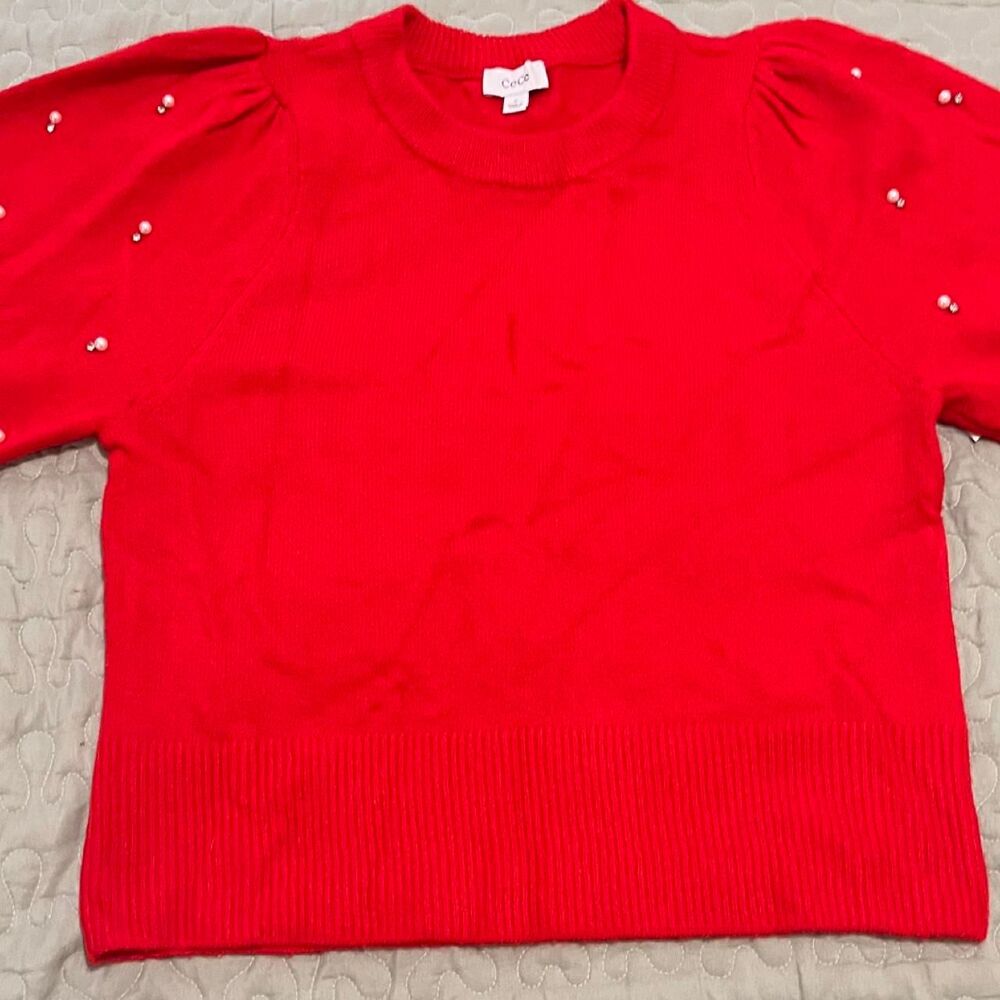 Cece Women's Red Sweater